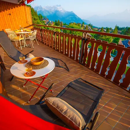 Mountain View Balcony Et Comfort *